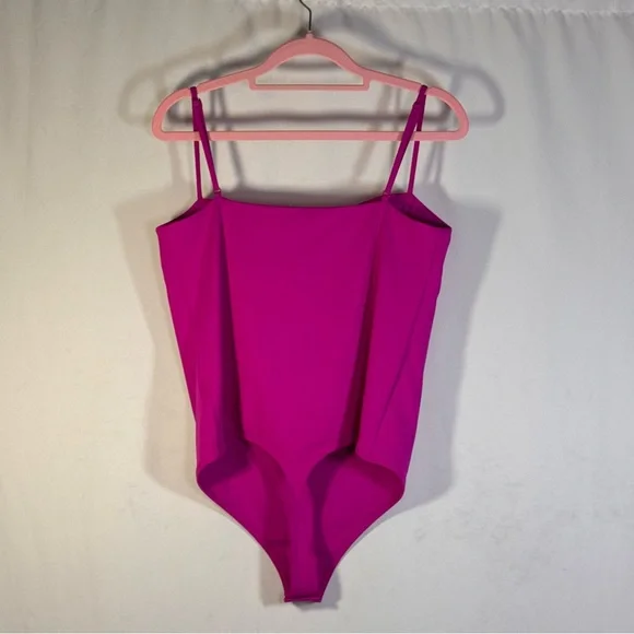 Express Body Contour Magenta Bodysuit Swimsuit Size L - Picture 5 of 6